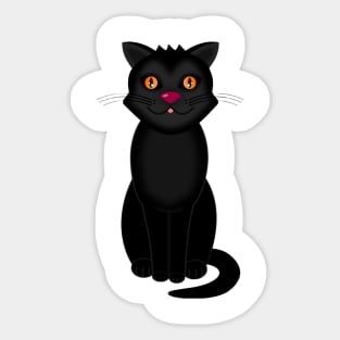 Balck Cat Sticker